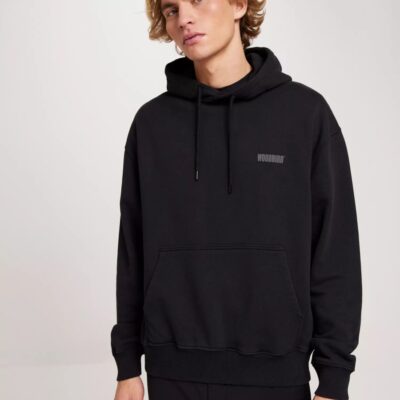 Vaatteet Woodbird  | Wbpope Cloud Hoodie Black