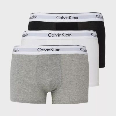 Vaatteet Calvin Klein Underwear  | Trunk 3Pk Black/White/Grey