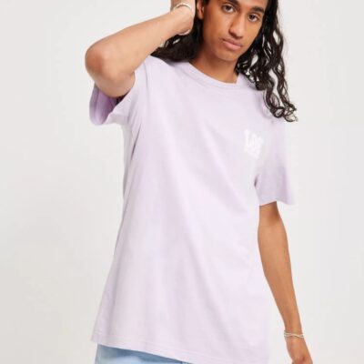 Vaatteet Lee Jeans  | Ss Pastel Graphic Tee Lilac