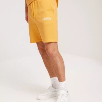 Vaatteet Les Deux  | Blake Sweatshorts White/Yellow