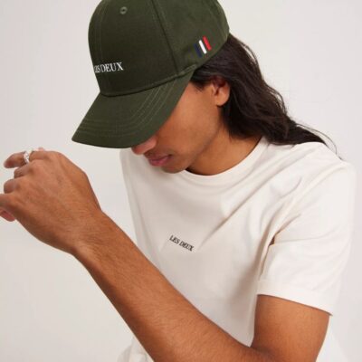 Asusteet Les Deux  | Lens Baseball Cap Olive Night