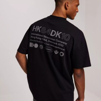 Vaatteet Woodbird  | Wbbose Hkdk Tee Black