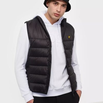 Vaatteet Lyle & Scott  | Wadded Gilet Jet Black