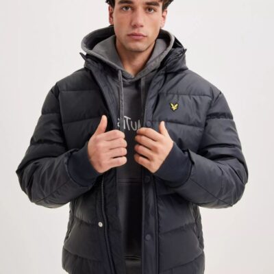 Vaatteet Lyle & Scott  | Rubberised Puffer Dark Navy