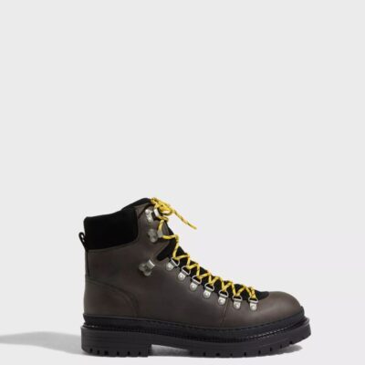 Kengat Selected Homme  | Slhlandon Leather Hiking Boot B Demitasse