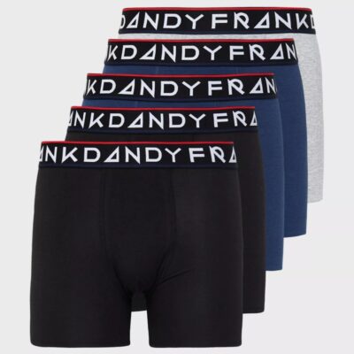 Vaatteet Frank Dandy  | 5-Pack St Paul Bamboo Boxer Monivarinen